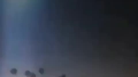 Ufo가 자동차 알람을 울리고, 짖는 개에게 경고하기