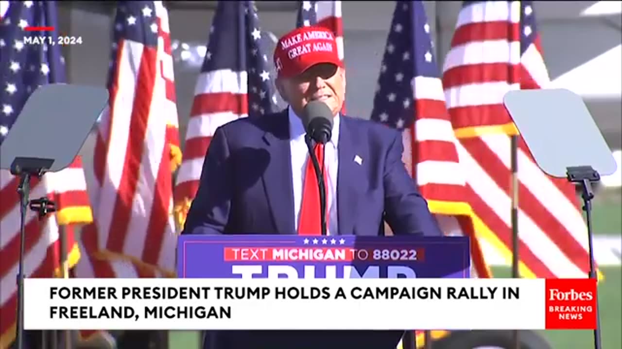 'Every Single Thing He Touches Turns To S---': Trump Hammers POTUS At Michigan Rally Full