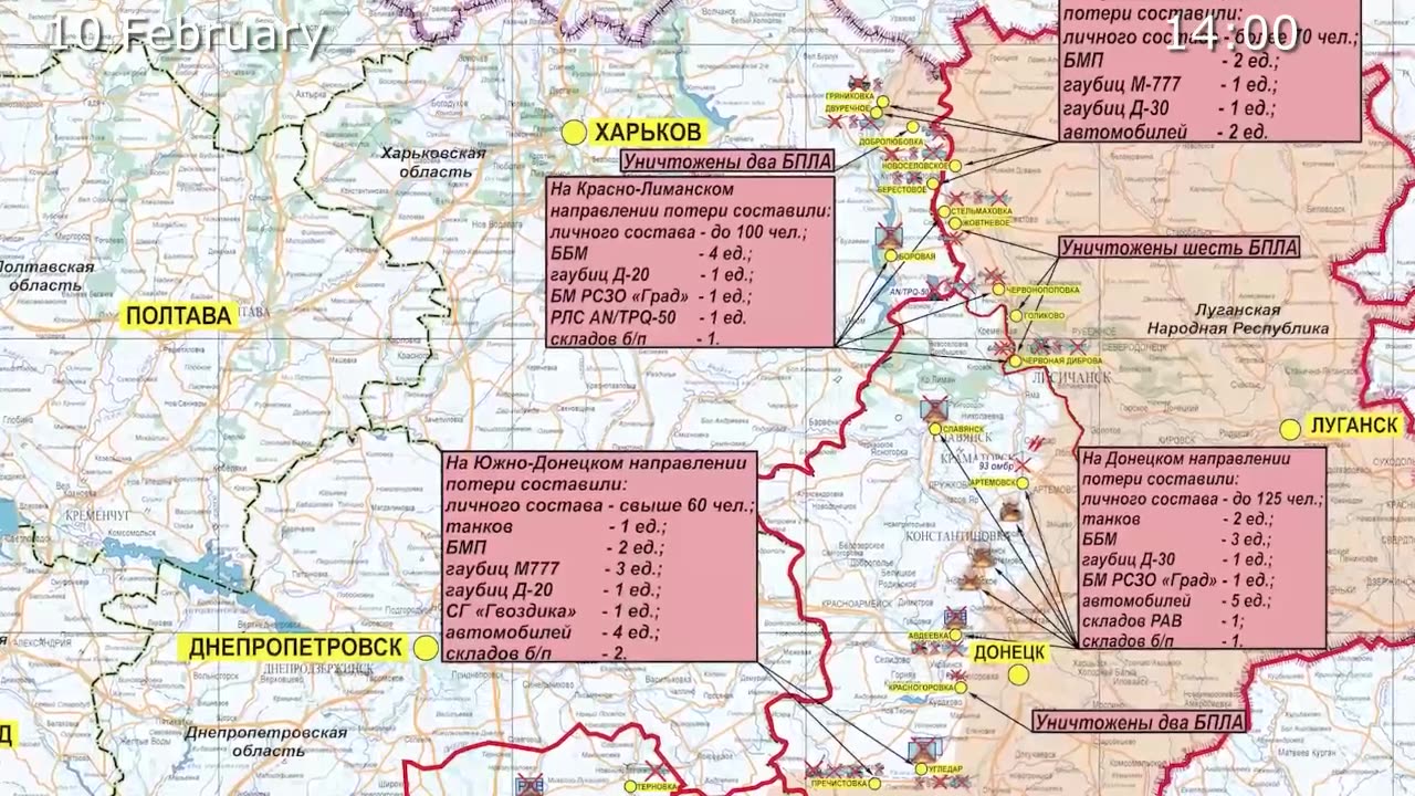 Russia Special military operation Report (10 February 2023)