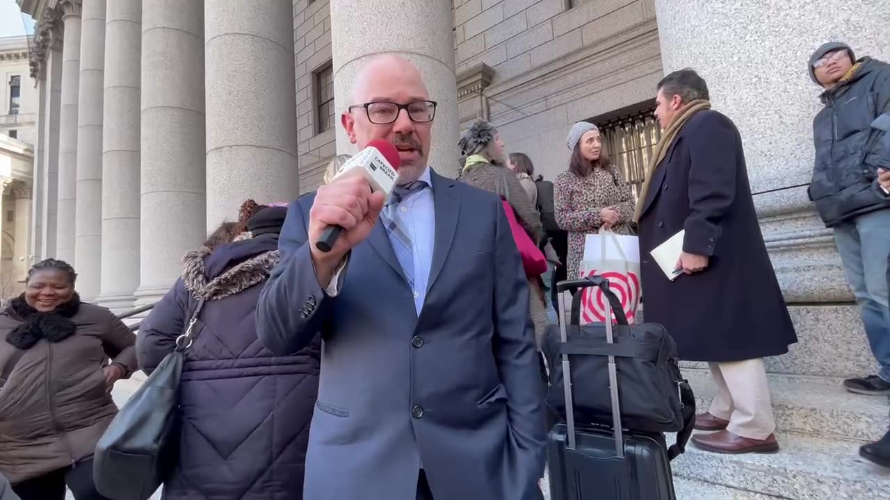 One Step Closer To Victory - Michael Kane Speaks to Cafecito Break from Thurgood Marshall Courthouse in NYC