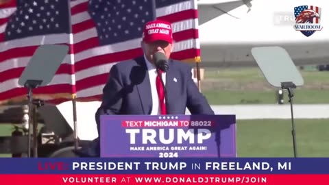 Speechs of Donald Trump Gives Remarks in Freeland, MI - 5/1/24