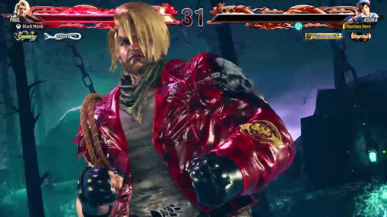 BlackMonkTheGamer - Tekken 8 Paul Ghost Battle Gameplay