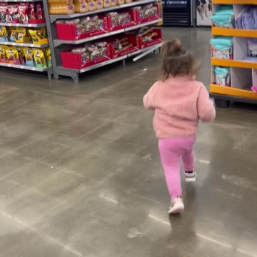 POV Toddler Running Around Walmart!