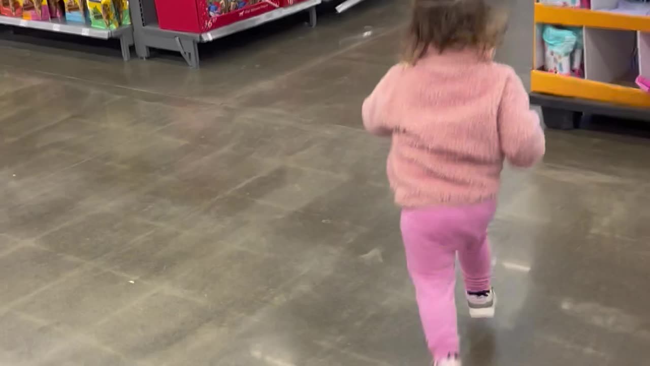 POV Toddler Running Around Walmart!