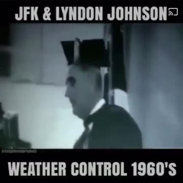 Listen to JFK talk about Weather Control programs