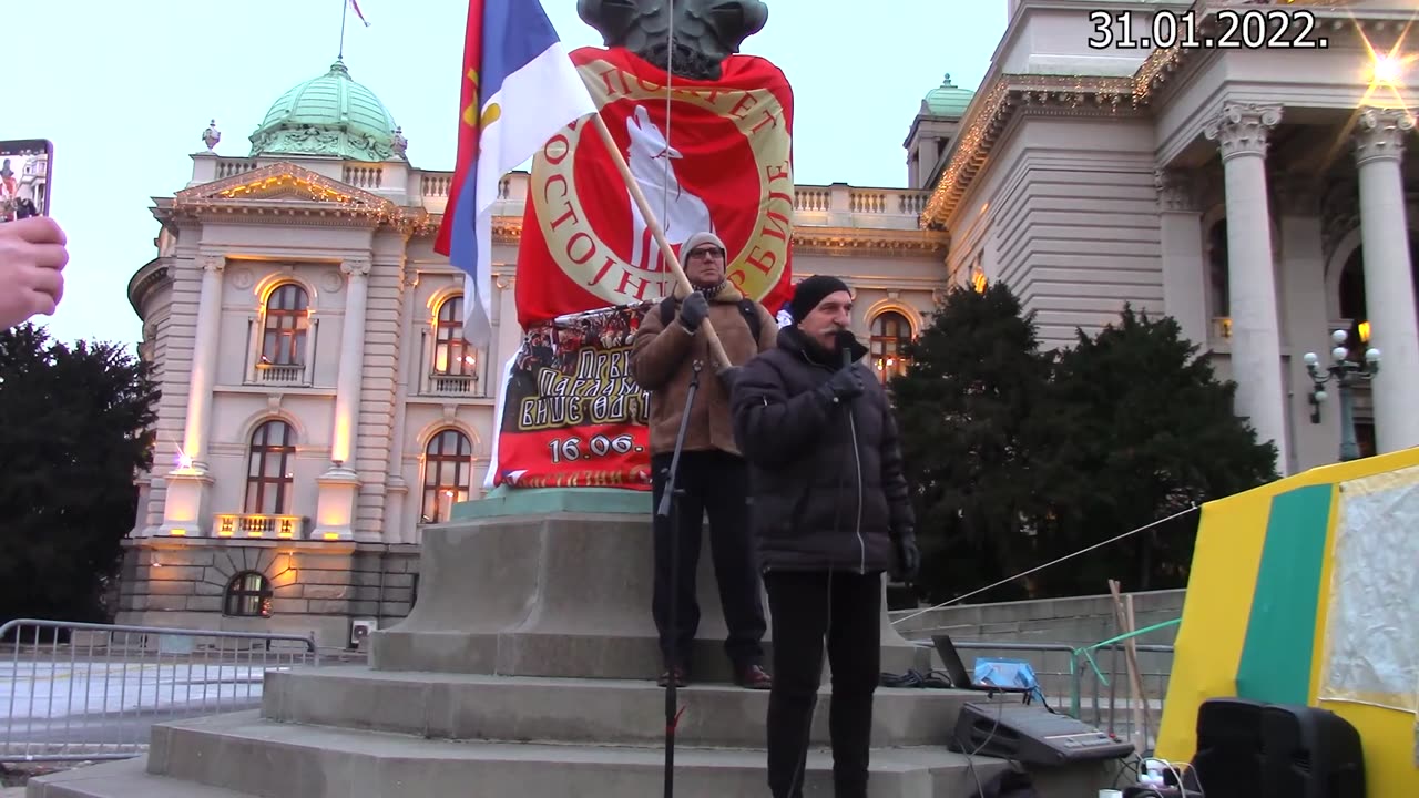 31.01.2022. 16. DAN (prvi deo) - NAROD NE ODUSTAJE - OKUPLJANJE DO SLOBODE