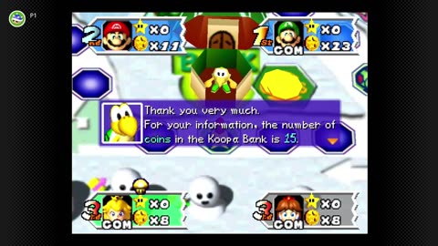 #MarioParty3 #ChristmasCrisis Chilly Waters 35 Turn Game Part One