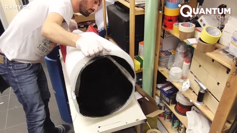 Man Builds Hyperrealistic RC Plane at Scale | Airbus A350 Replica by @RamyRC