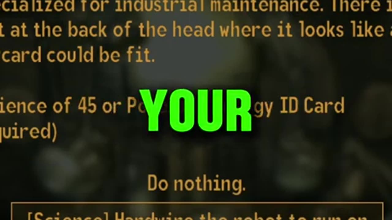 I Wish This Wasn't Cut From Fallout- New Vegas #fallout #gaming #shorts