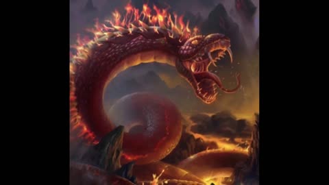 Falak - The Giant Serpent from Arabian Mythology