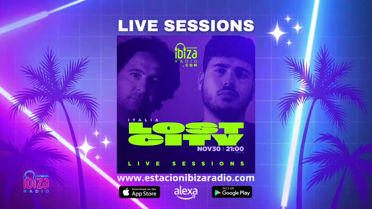 Lost City Live Sessions Sábado 30 noviembre 2024