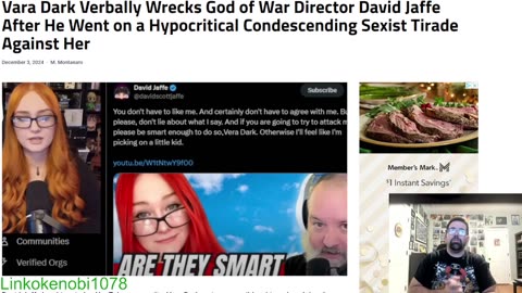 GOW Director David Jaffe Has A Complete Meltdown Over Youtuber Vara Dark