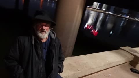 Fletcher has been homeless in the Tempe River Bottom for over 26 years.