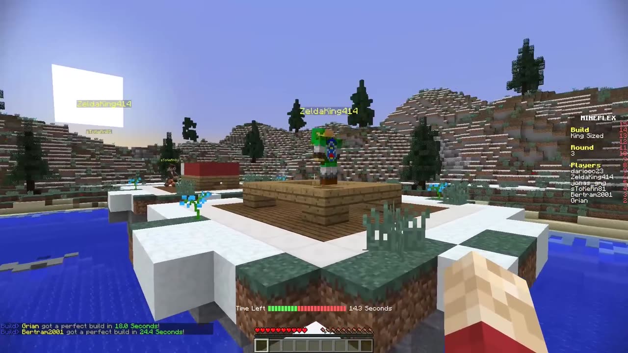 SPEED BUILDERS! Minecraft minigame