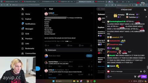 xqc vods live streams - 07/05/24 - CLICK LIVE DRAMA NEWS STU