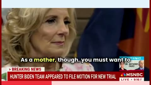 FLASHBACK: Jill Biden on why her husband Joe Biden will not pardon their son