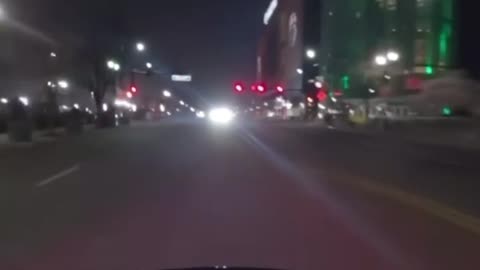 Circling cop car