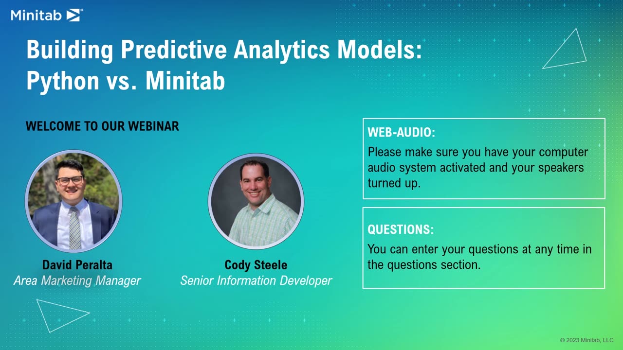 Building Predictive Analytics Models Python vs Minitab