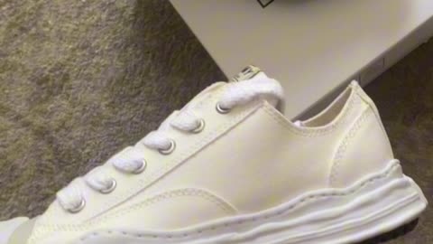 Maison Mihara Yasuhiro Hank OG Sole Canvas Low White 🤍