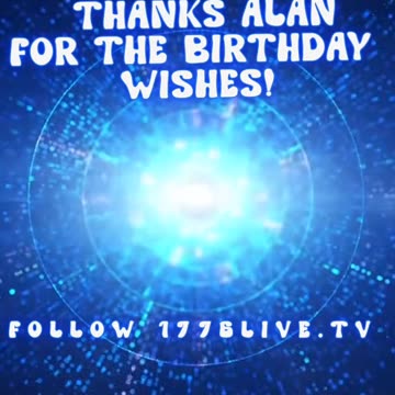 Happy birthday Kang from Alan Jacoby of 1776live.tv