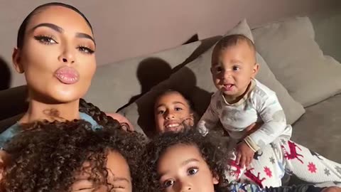 You have no idea what a gift the children of Kim Kardashian made!