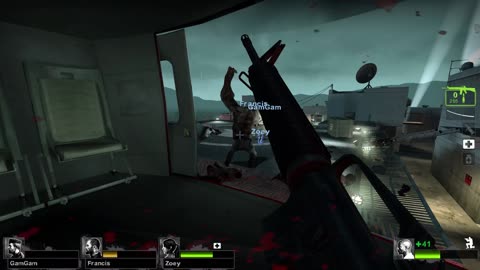 Left 4 Dead 2- Gam Gam was left behind.