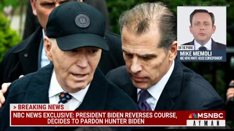 President Biden pardons his son Hunter Biden - 5 mins. 12-1-2024.