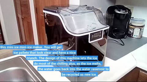 Kndko Nugget #IceMaker 14 000pcs/45lbs/Day Pebble #IceMaker with-Overview