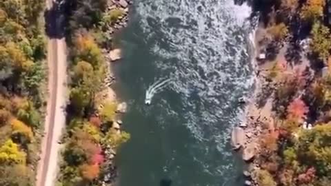 Funny people, look at this crazy base jump Would you do this?
