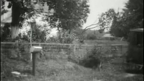 Rural Wagon Delivering Mail