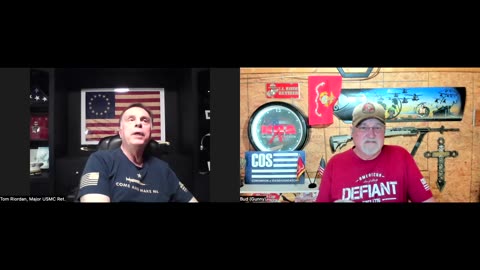 USMC Major Riordan Joins The Patriot Cause.