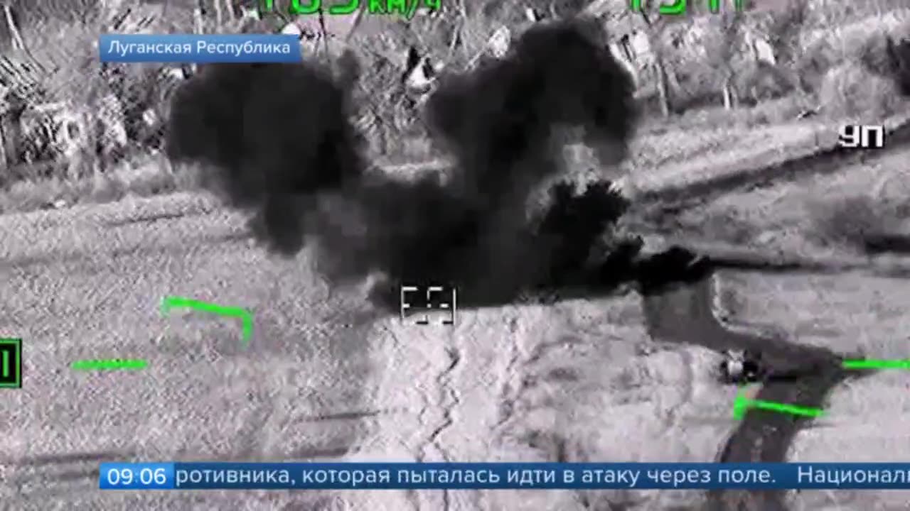 Russian Ka-52 attack helicopters methodically destroy AFU equipment near Kremenna