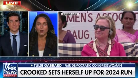 Tulsi: Crooked sets herself up for 2024 run - She loves war and she's jealous of Biden