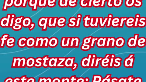 "La fe como un grano de mostaza"Mateo 17:20#shorts #youtubeshorts #youtube #ytshorts #yt #shortvideo