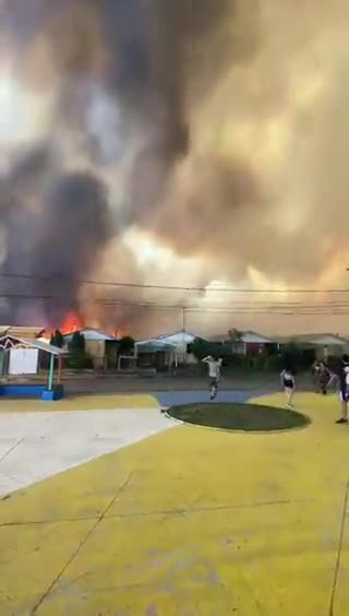 Fortes incendios afetam sur do chile13mortos