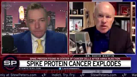 Dr David Martin: Cancer Rates EXPLODE From VAXX mRNA Spike Protein Found In Center Of Cancer Cells