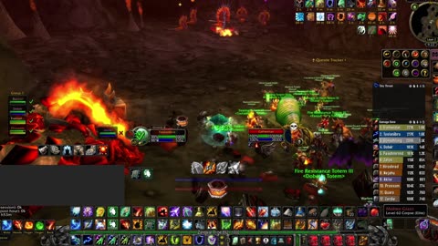 WoW classic SoD Ele Shaman Molten Core full run - Gameplay – 2500 dps. Gearscore 1010