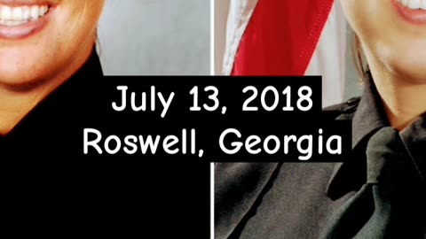 OFFICERS COURTNEY BROWN & KRISTEE WILSON FLIP A COIN