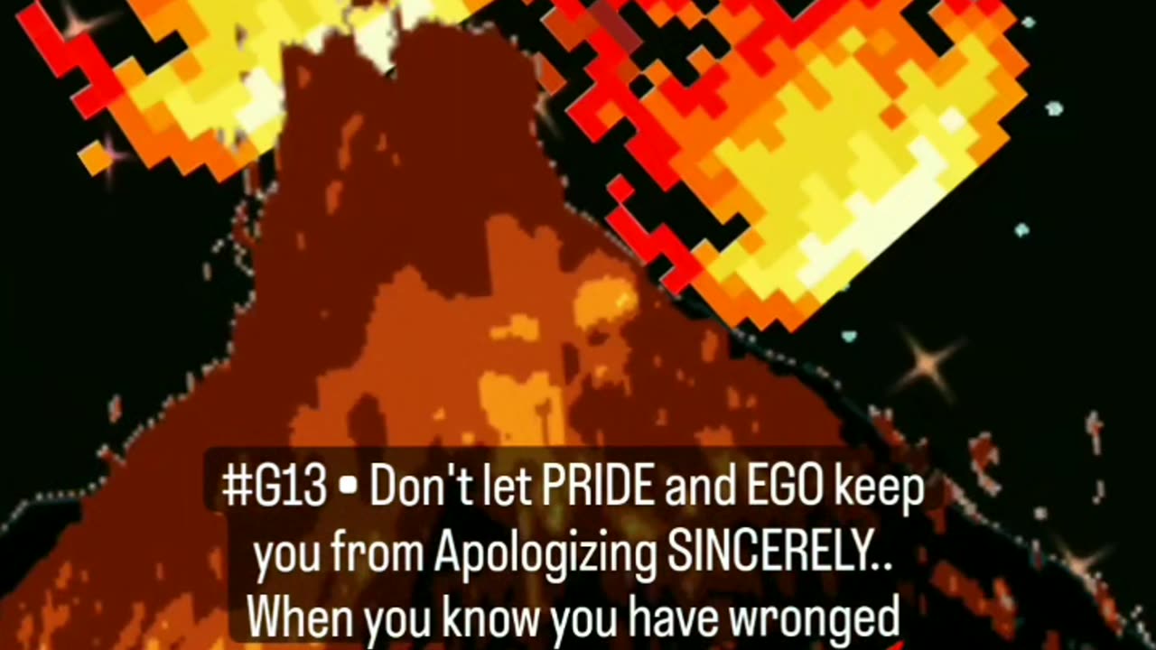 DON'T LET PRIDE AND EGO KEEP YOU FROM BEING SINCERE