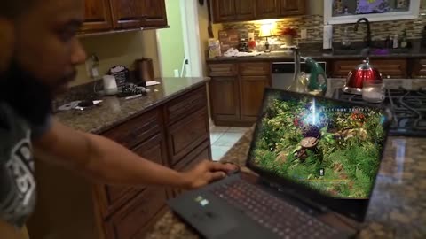 New World- Guy punches computer