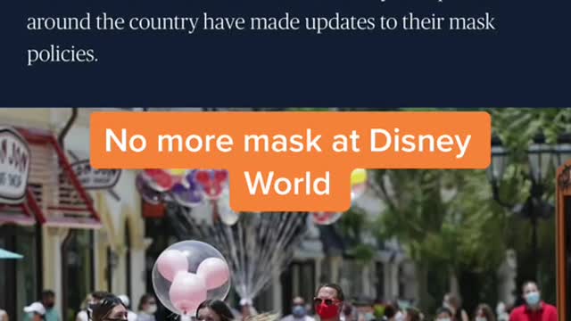 #disney #covid #mask #cdc #nomore #restrictionslifted