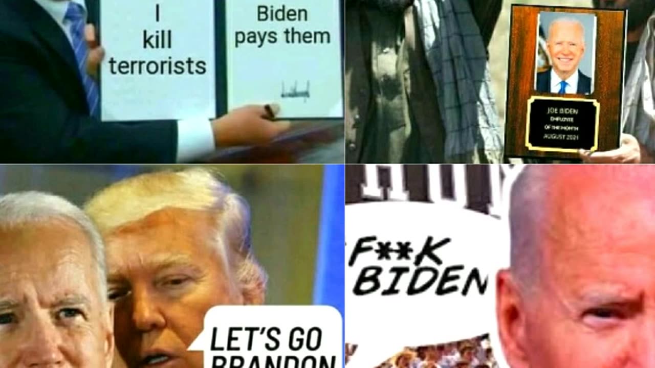 AOC and Joe Biden Memes - Big Guy - Trump Let's Go Brandon