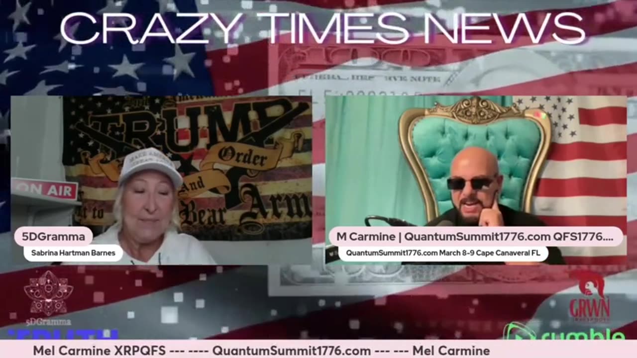 5D Gramma interviews Mel Carmine on QFS XRP, XLM, DINARS, QUANTUM SUMMIT 3-8-9 - 11-29-24