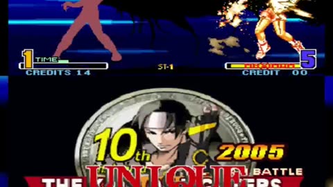 K9999 vs Leona🔥(kof 2005 unique)