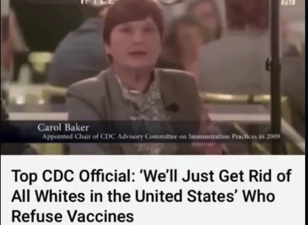 WHEN TOP CDC OFFICIAL CAROL BAKER WAS ASKED HOW TO DEAL WITH THE UNVACCINATED SHE SAID...