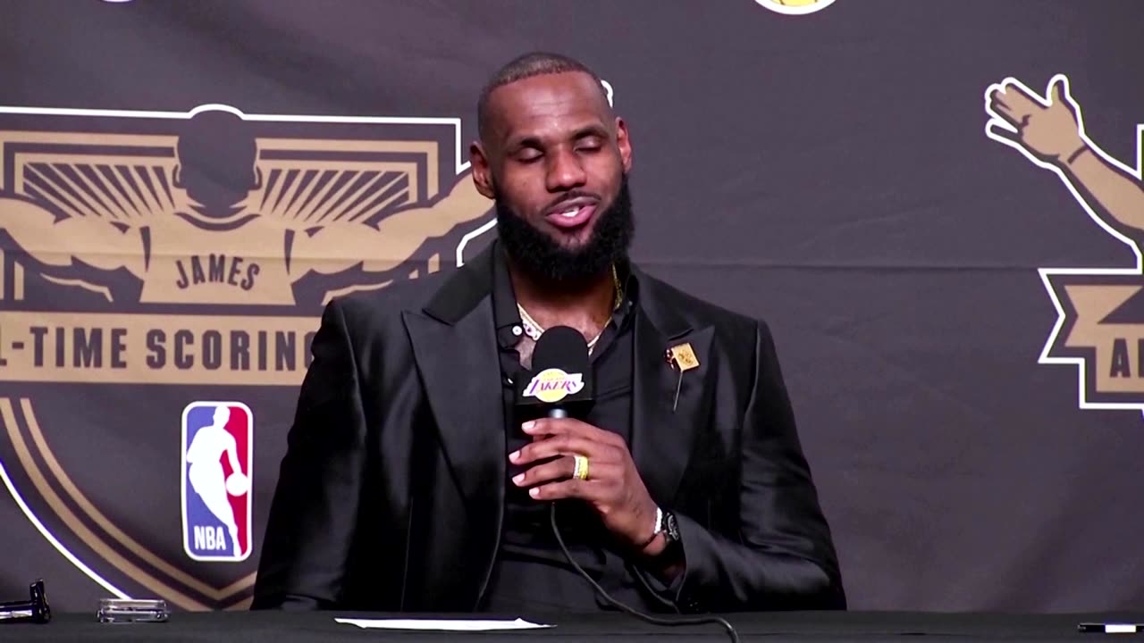 LeBron James: 'I teared up a little bit'