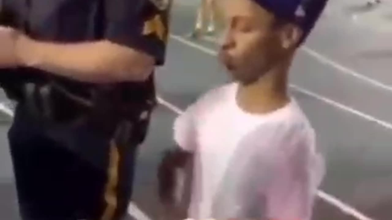 He Got Served By The Cop