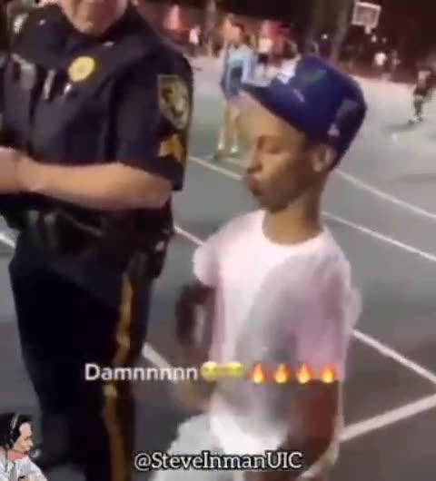 He Got Served By The Cop