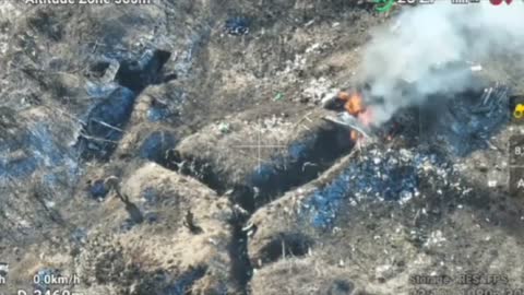 Russians Evacuate Trenches After Coming Under Fire from Shells