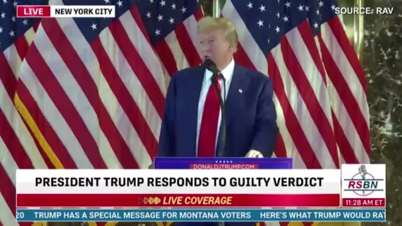 Donald Trumps Conference after Guilty Verdict - May 31 2024